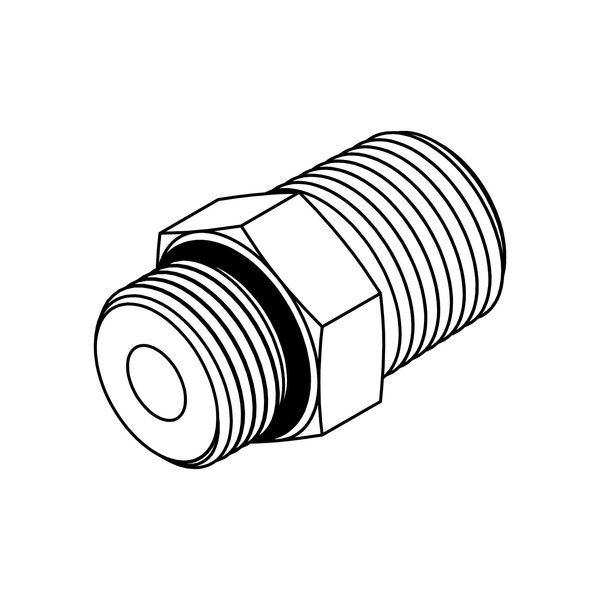 Tompkins Hydraulic Fitting-Steel06MOR-06MP 6401-06-06